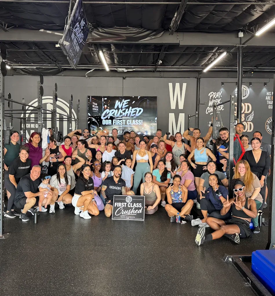 WMG Gym members together after a group class